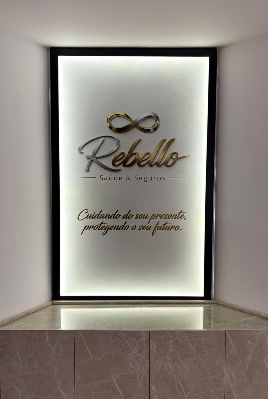 Entrada da Rebello Sa&uacute;de & Seguros